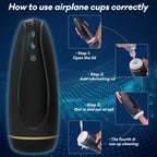 Hawk (SHD‑S333) Smart 9‑Pulse 5‑Suction Male Personal Massager