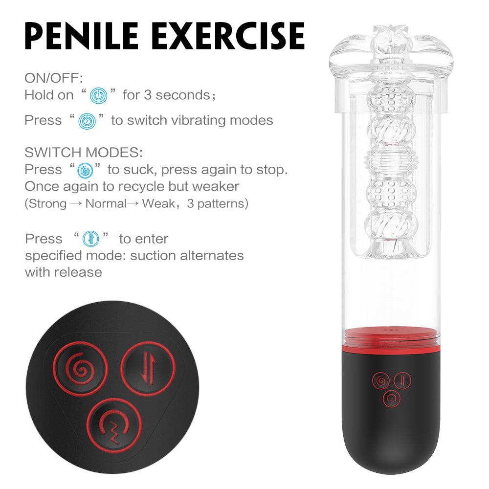 SHD‑S193‑2 Smart Pulse & Suction Male Personal Massager