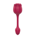 S-HANDE S389-3 rose shaped multi-function massager for women - 9 rhythm modes flexible waterproof silicone | Private Bliss