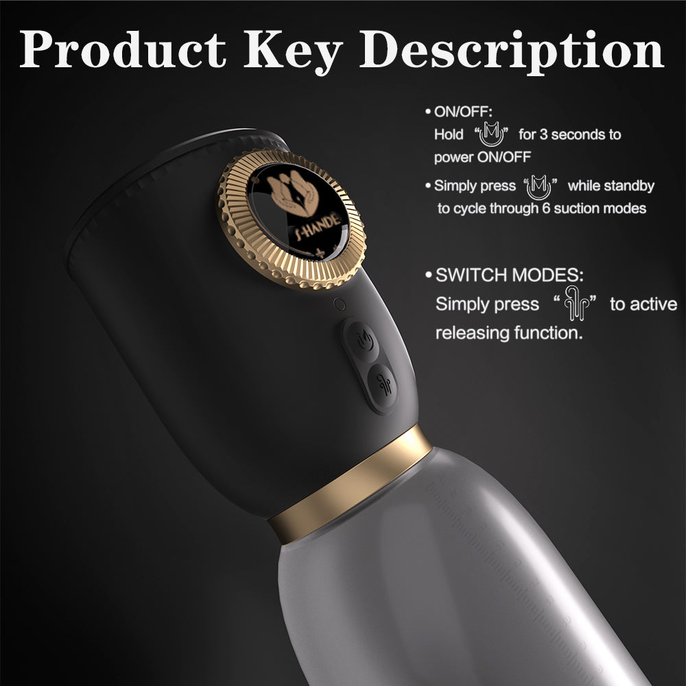 Lord of Time (SHD-M001-2) Smart Pulse Men's Wellness Stroker