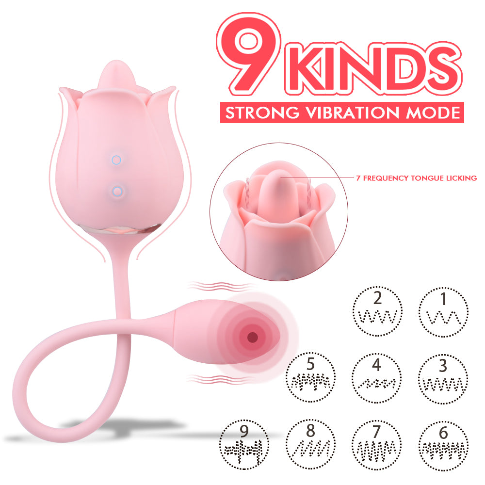 S-HANDE S361 Rose Twin massager product overview | Private Bliss