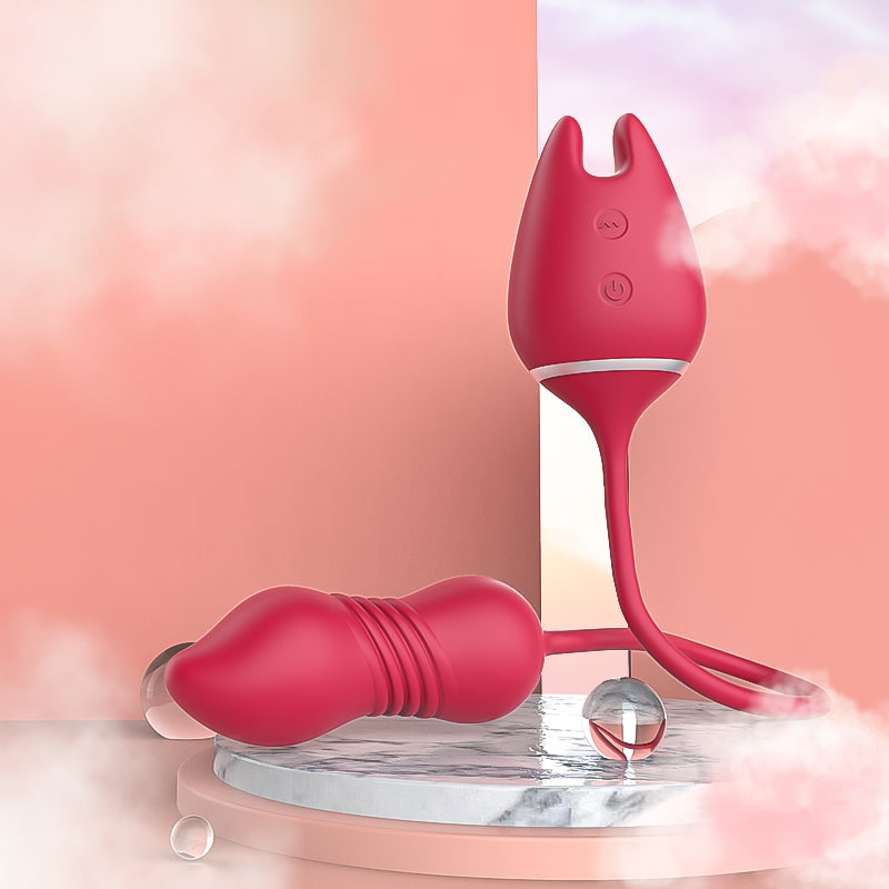 S-HANDE Wonder Lady wearable thrusting massager for women - 9+9 modes flexible silicone waterproof
