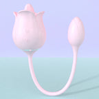 S361 Rose Twin dual-end massager side view - 2x9 rhythm modes IPX7 waterproof