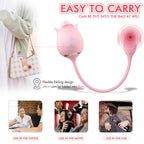 Rose Twin massager color options - pink purple available