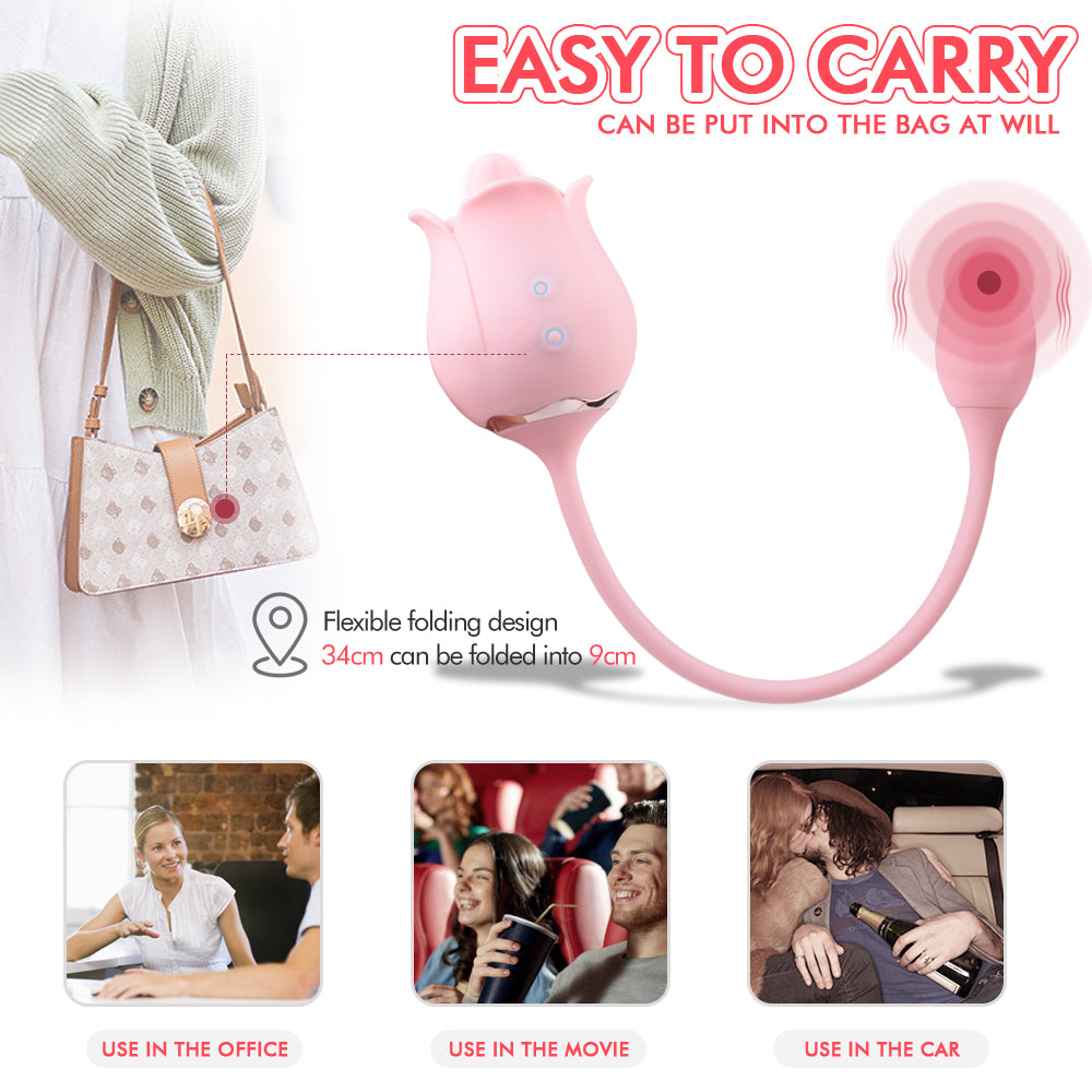 Rose Twin massager color options - pink purple available