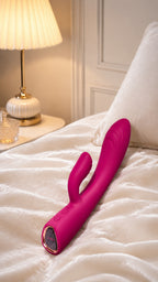 S-HANDE Olivia SHD-H001 Dual Head Flexible Targeted Massager | 2x9 Frequency Independent Vibration Bendable Waterproof USB Magnetic Rechargeable Personal Massager For Women