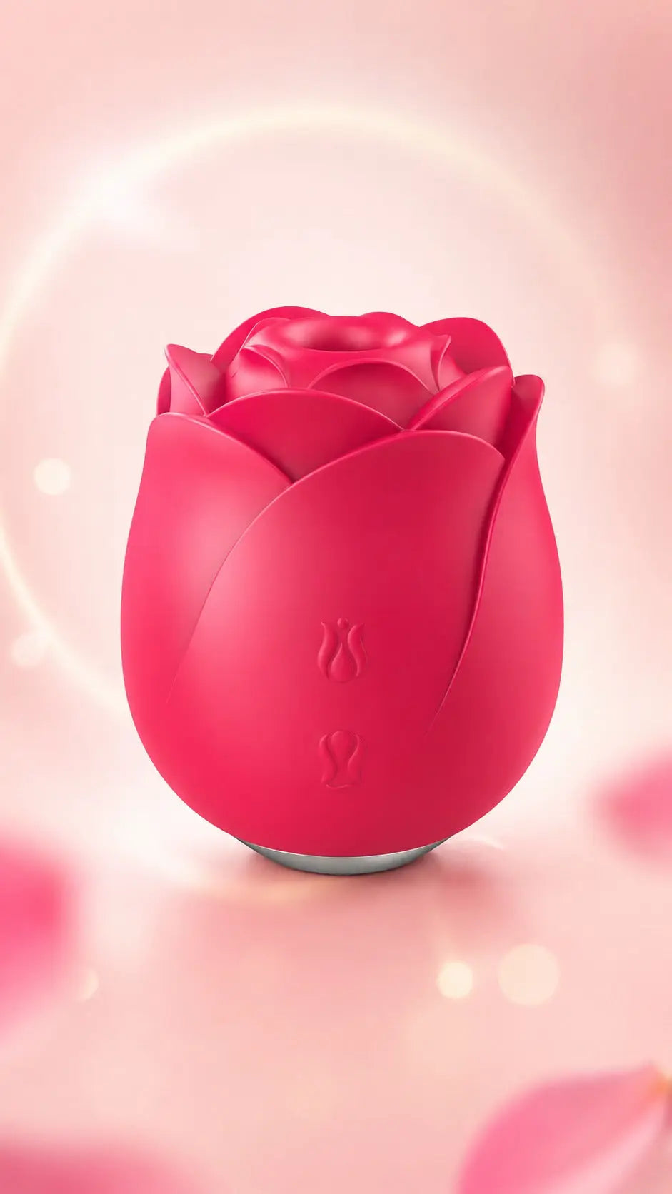 S-HANDE Immortal Flower 2 SHD-S389-2 | Rose Air Pulse & Tapping Dual Mode Silicone Massager Private Bliss
