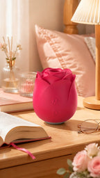 S-HANDE Immortal Flower 2 SHD-S389-2 | Rose Air Pulse & Tapping Dual Mode Silicone Massager Private Bliss