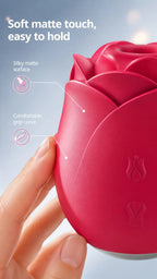 S-HANDE Immortal Flower 2 SHD-S389-2 | Rose Air Pulse & Tapping Dual Mode Silicone Massager Private Bliss
